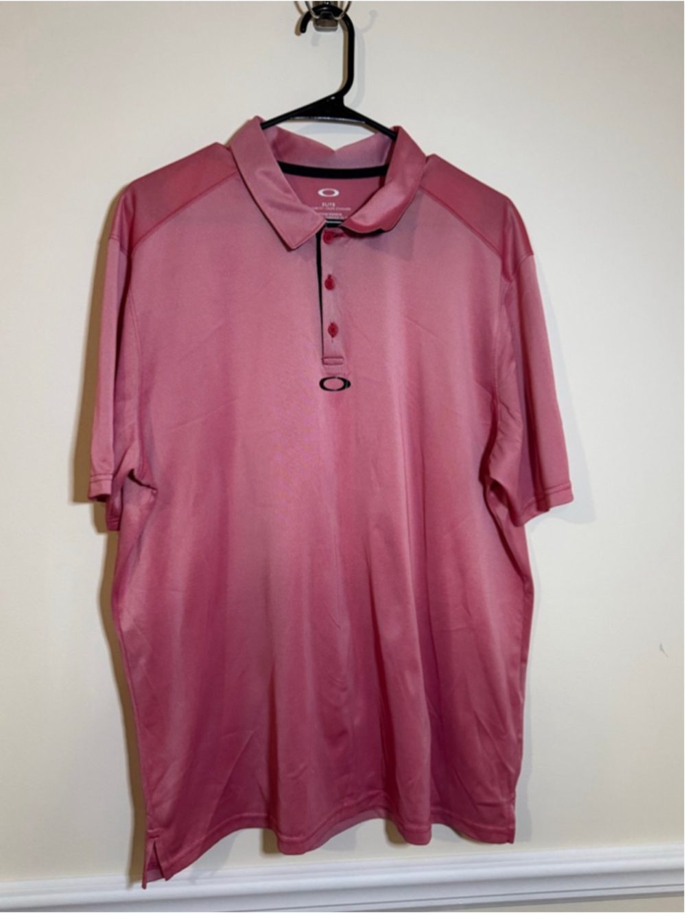 Oakley Red & Black Regular Fit Polo Shirt XL